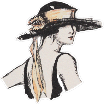 Γυναικεία Φιγούρα, Διάφορα, Αυτοκόλλητα τοίχου, 40 x 40