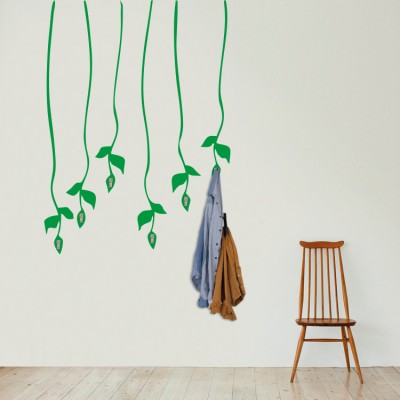 Houseart Kλαδιά, Κρεμάστρες, Αυτοκόλλητα τοίχου, 74X100
