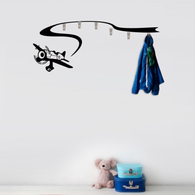 Houseart Αεροπλάνο, Κρεμάστρες, Αυτοκόλλητα τοίχου, 100X41