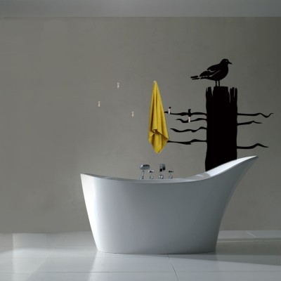 Houseart Γλάρος, Κρεμάστρες, Αυτοκόλλητα τοίχου, 60X60