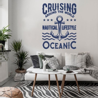 Cruising Oceanic Ναυτικά Αυτοκόλλητα τοίχου 120 x 90 cm (39166)