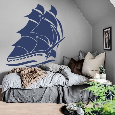 Navy Mood, Ναυτικά, Αυτοκόλλητα τοίχου, 90 x 90 εκ.