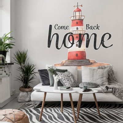 Come back home, Ναυτικά, Αυτοκόλλητα τοίχου, 90 x 90 εκ.