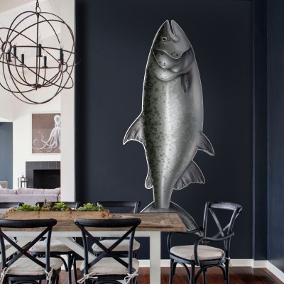 Houseart Fish, Ναυτικά, Αυτοκόλλητα τοίχου, 50 x 119 εκ.