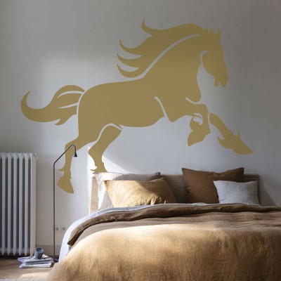 Άλογο που τρέχει, Ζώα, Αυτοκόλλητα τοίχου, 100 x 75 εκ. (39552)