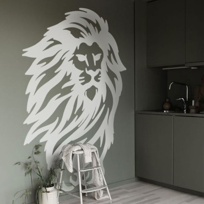 Λιοντάρι που περπατάει Ζώα Αυτοκόλλητα τοίχου 104 x 70 cm (39593)