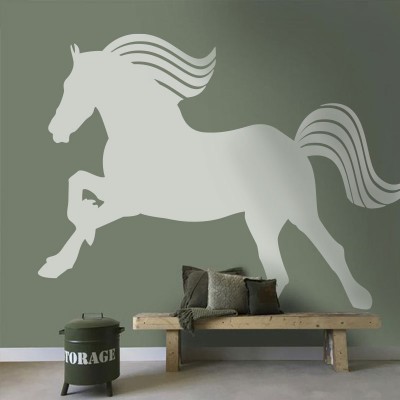 Άλογο, Ζώα, Αυτοκόλλητα τοίχου, 80 x 60 εκ.
