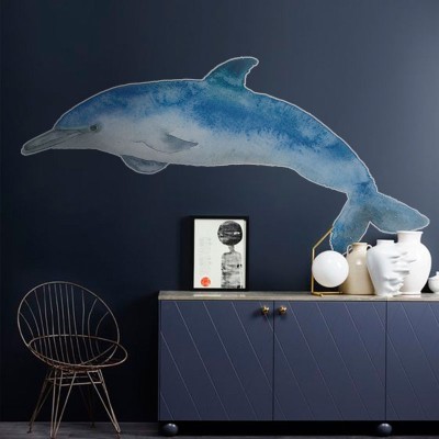 Δελφίνι, Ζώα, Αυτοκόλλητα τοίχου, 80 x 40 εκ.