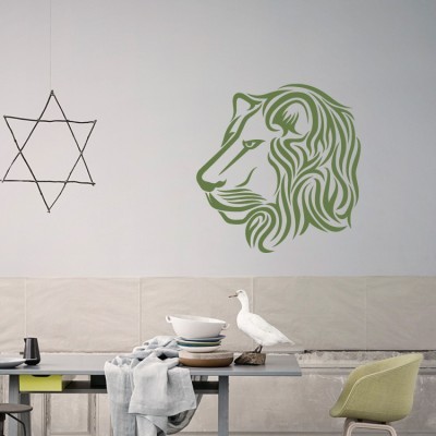 Λιοντάρι Ζώα Αυτοκόλλητα τοίχου 50 x 50 cm (238)