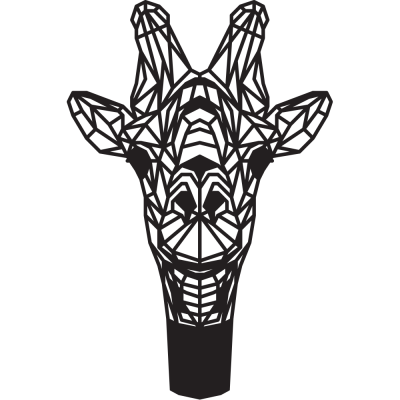 Giraffe, Ζώα, Αυτοκόλλητα τοίχου, 35 x 53 εκ.