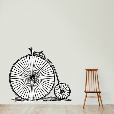 Ποδήλατο, Πόλεις, Αυτοκόλλητα τοίχου, 117 x 101 εκ.