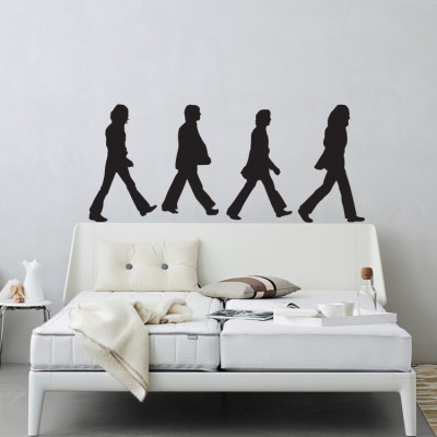 The Beatles the four, Πόλεις, Αυτοκόλλητα τοίχου, 80 x 34 εκ.
