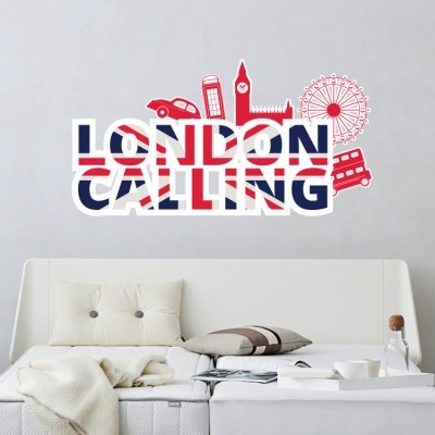 London calling..., Πόλεις, Αυτοκόλλητα τοίχου, 80 x 41 εκ.