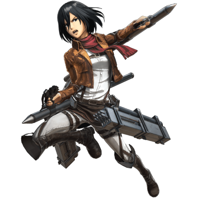 Mikasa – Attack on Titan Anime Αυτοκόλλητα τοίχου 50 x 63 εκ. (48458)