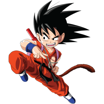 Kid Goku – Dragon Ball Anime Αυτοκόλλητα τοίχου 50 x 60 εκ. (48327)
