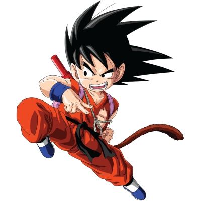 Houseart Kid Goku - Dragon Ball, Anime, Αυτοκόλλητα τοίχου, 50 x 60 εκ.