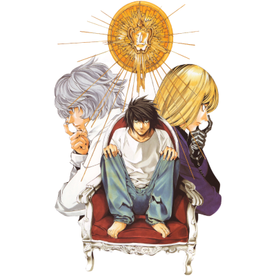 Houseart Milo, Near and L - Death Note, Anime, Αυτοκόλλητα τοίχου, 30 x 50 εκ.
