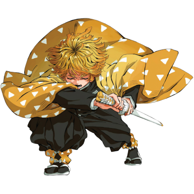 Zenitsu Agatsuma - Demon Slayer, Anime, Αυτοκόλλητα τοί