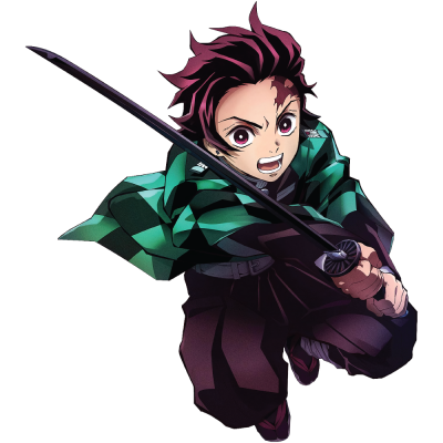 Houseart - ΣΗΜΑΝΤΙΚΟ: Σε περίπτωση διαφοράς τιμής από το κατάστημα ισχύει παντα και μόνο η τιμή του καταστήματος Tanjiro - Demon Slayer, Anime, Αυτοκόλλητα τοίχου, 50 x