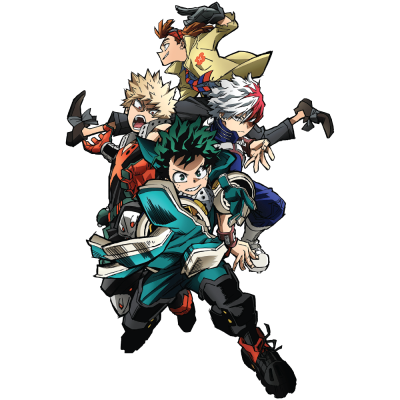 Group My Hero Academia, Anime, Αυτοκόλλητα τοίχου, 27 x 45 εκ.