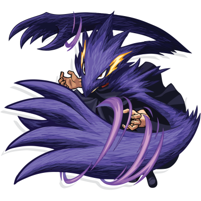 Tokoyami & Dark Shadow – My Hero Academia, Anime, Αυτοκόλλητα τοίχου, 60 x 53 εκ.