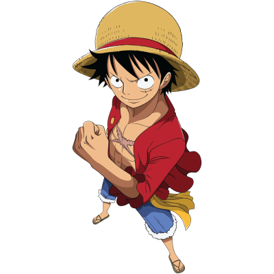 Monkey D. Luffy – One Piece Anime Αυτοκόλλητα τοίχου 30 x 65 εκ. (48353)