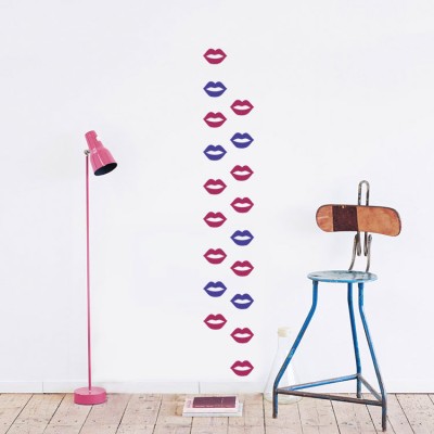 Houseart Χείλη, Διάφορα, Mini Pack αυτοκόλλητα, 61x31cm