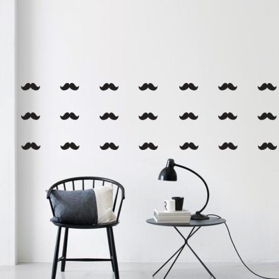 Houseart Xίπστερ μουστάκι, Διάφορα, Mini Pack αυτοκόλλητα, 53x31 cm