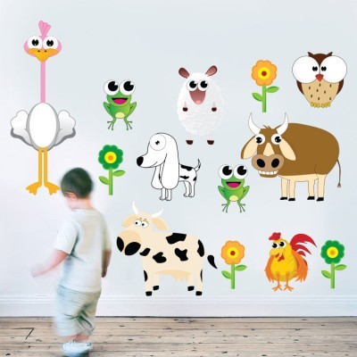Ζώα, Παιδικά, Mini Pack αυτοκόλλητα, 100x100