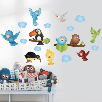 Houseart Πουλιά, Παιδικά, Mini Pack αυτοκόλλητα, 100X100