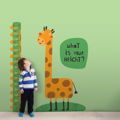 Giraffe...your height?, Αναστημόμετρα, Αυτοκόλλητα τοίχ