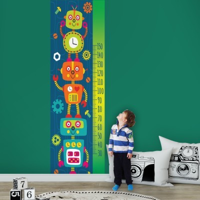 Houseart Robot, Αναστημόμετρα, Αυτοκόλλητα τοίχου, 60x200 cm