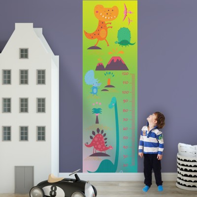 Δεινόσαυροι και ηφαίστειο, Αναστημόμετρα, Αυτοκόλλητα τ