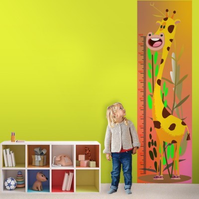 Διακόσμηση παιδικού δωματίου House Art - ΣΗΜΑΝΤΙΚΟ: Σε περίπτωση διαφοράς τιμής από το κατάστημα ισχύει παντα και μόνο η τιμή του καταστήματος Καμηλοπάρδαλη ξαφνιασμένη, Αναστημόμετρα, Αυτοκόλλητα τ