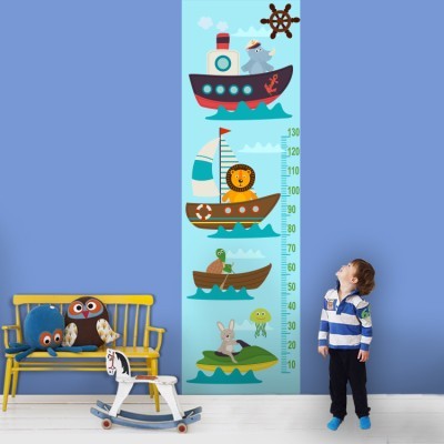 Διακόσμηση παιδικού δωματίου House Art - ΣΗΜΑΝΤΙΚΟ: Σε περίπτωση διαφοράς τιμής από το κατάστημα ισχύει παντα και μόνο η τιμή του καταστήματος Ζωάκια στη θάλασσα, Αναστημόμετρα, Αυτοκόλλητα τοίχου,