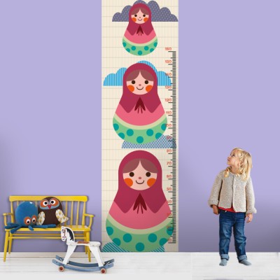 Houseart - ΣΗΜΑΝΤΙΚΟ: Σε περίπτωση διαφοράς τιμής από το κατάστημα ισχύει παντα και μόνο η τιμή του καταστήματος Babushka, Αναστημόμετρα, Αυτοκόλλητα τοίχου, 60x200cm