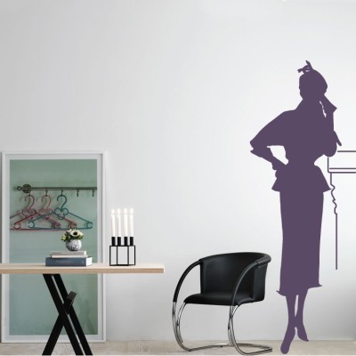 Γυναίκα Σκιά, Φιγούρες, Αυτοκόλλητα τοίχου, 42 x 116 εκ.