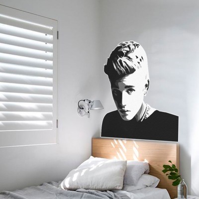 Justin Bieber Φιγούρες Αυτοκόλλητα τοίχου 80 x 80 cm (40026)