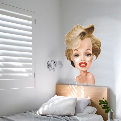 Merilyn Monroe-3, Φιγούρες, Αυτοκόλλητα τοίχου, 60 x 89 εκ. (40017)