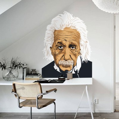 Houseart Albert Einstein-2, Φιγούρες, Αυτοκόλλητα τοίχου, 70 x 93 εκ.