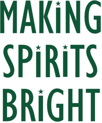Houseart Making spirits bright, Χριστουγεννιάτικα, Αυτοκόλλητα βιτρίνας, 70 x 84 εκ.