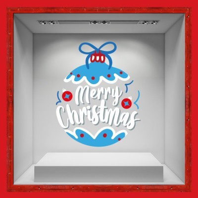 Snowy Christmas Ball, Χριστουγεννιάτικα, Αυτοκόλλητα βι