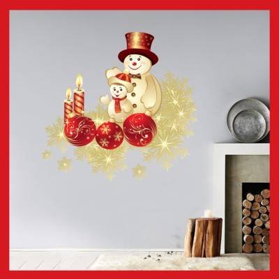 Houseart - ΣΗΜΑΝΤΙΚΟ: Σε περίπτωση διαφοράς τιμής από το κατάστημα ισχύει παντα και μόνο η τιμή του καταστήματος Χιονάνθρωποι, Χριστουγεννιάτικα, Αυτοκόλλητα βιτρίνας,