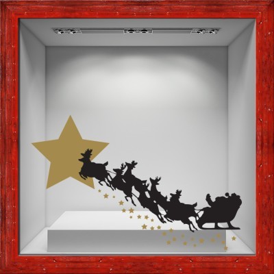 Χριστουγεννιάτικο Έλκηθρο, Χριστουγεννιάτικα, Αυτοκόλλη