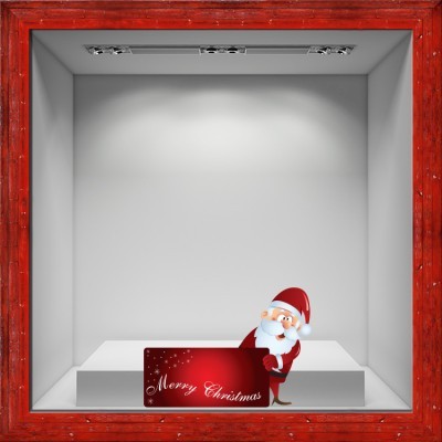 Houseart - ΣΗΜΑΝΤΙΚΟ: Σε περίπτωση διαφοράς τιμής από το κατάστημα ισχύει παντα και μόνο η τιμή του καταστήματος Κόκκινος Άγιος Βασίλης, Χριστουγεννιάτικα, Αυτοκόλλητα