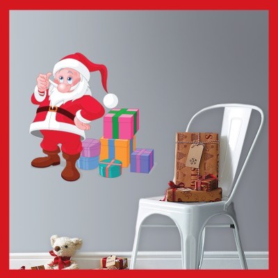 Άγιος Βασίλης με δώρα, Χριστουγεννιάτικα, Αυτοκόλλητα β