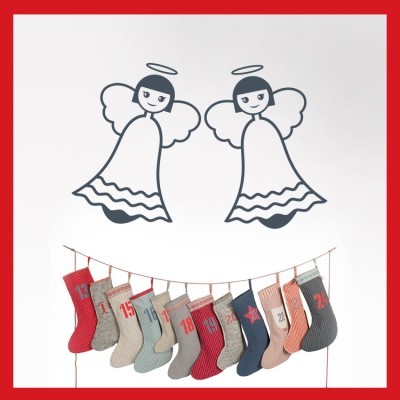 Διακόσμηση παιδικού δωματίου House Art - ΣΗΜΑΝΤΙΚΟ: Σε περίπτωση διαφοράς τιμής από το κατάστημα ισχύει παντα και μόνο η τιμή του καταστήματος Αγγελάκια κουδουνάκια, Χριστουγεννιάτικα, Αυτοκόλλητα β