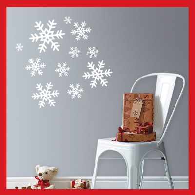 Houseart - ΣΗΜΑΝΤΙΚΟ: Σε περίπτωση διαφοράς τιμής από το κατάστημα ισχύει παντα και μόνο η τιμή του καταστήματος Χιονονιφάδες, Χριστουγεννιάτικα, Αυτοκόλλητα βιτρίνας,