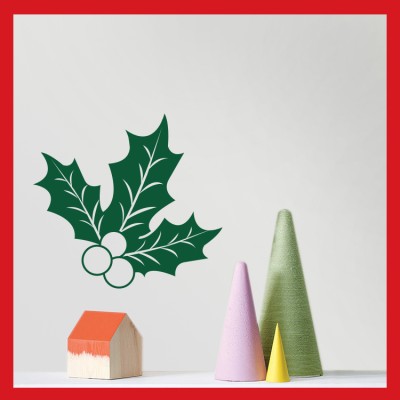 Γκι, Χριστουγεννιάτικα, Αυτοκόλλητα βιτρίνας, 45 x 41 ε