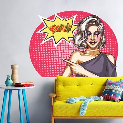 Houseart WOW!!, Κόμικς, Αυτοκόλλητα τοίχου, 100 x 75 εκ.